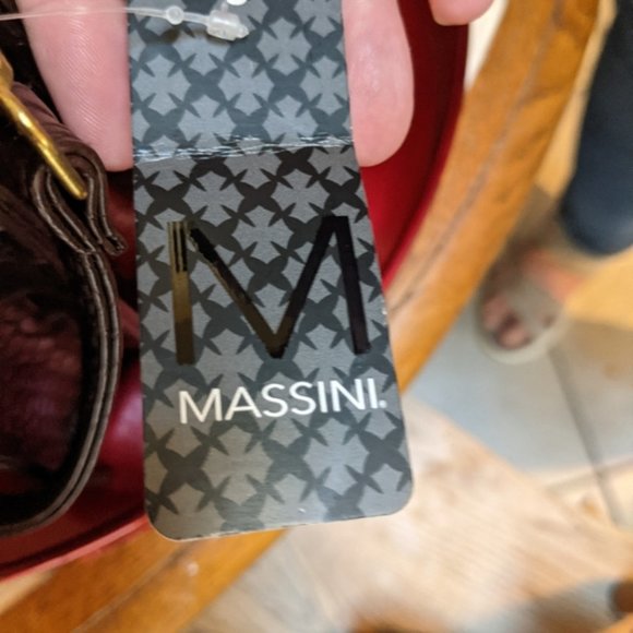 Massini Brown Croco Purse, NWT - Picture 3 of 5